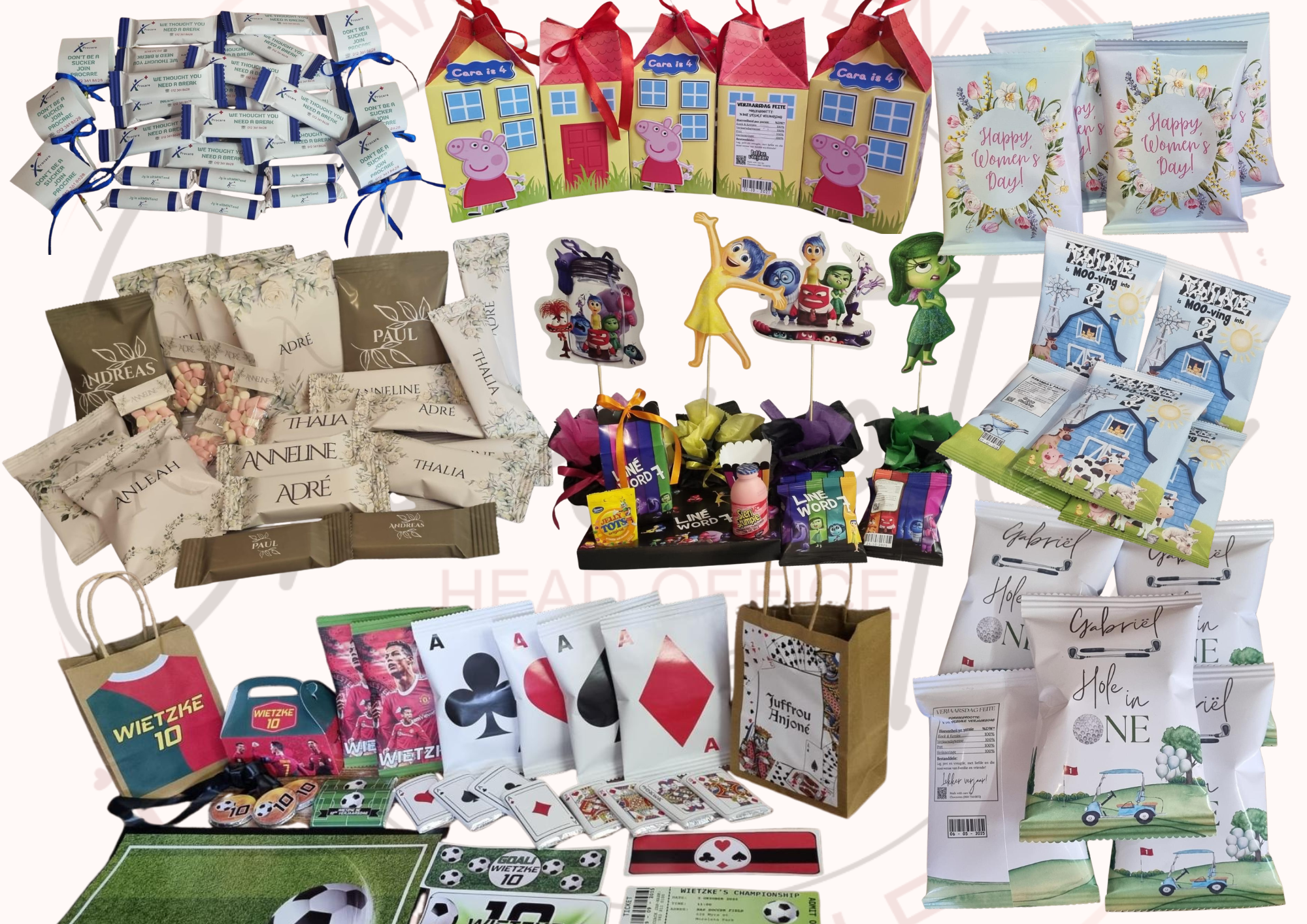 Chocnotes special occasions collage